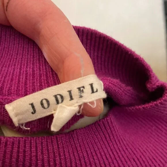 Fuchsia Turtleneck Sweater - Picture 2 of 2